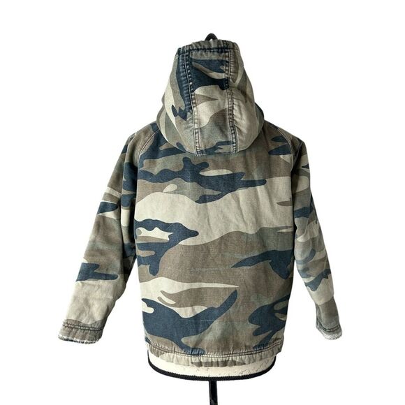 Walls Tough Wear Kids Grow Camp Coat Fleece Lined Youth L Hunting Winter - Picture 3 of 10